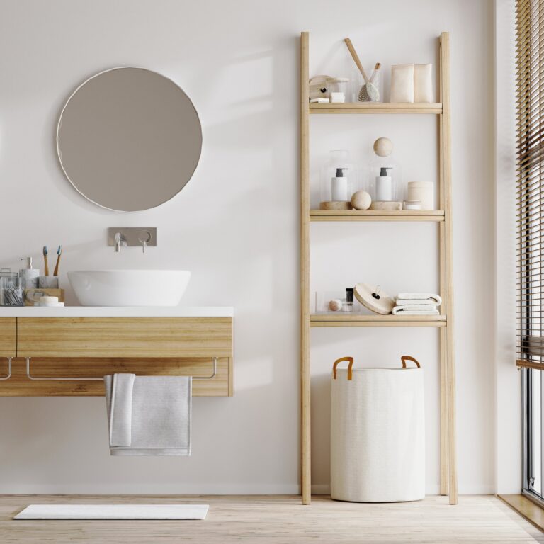 home-bathroom-interior-with-sink-on-wooden-cabinet